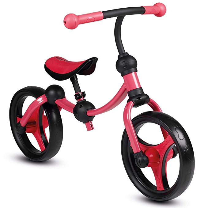 smarTrike Balance Bike 2-in-1 Adjustable Toddler Running Bike – Rubber Wheels and No Pedals Perfect First Bicycle for Ages 2-5