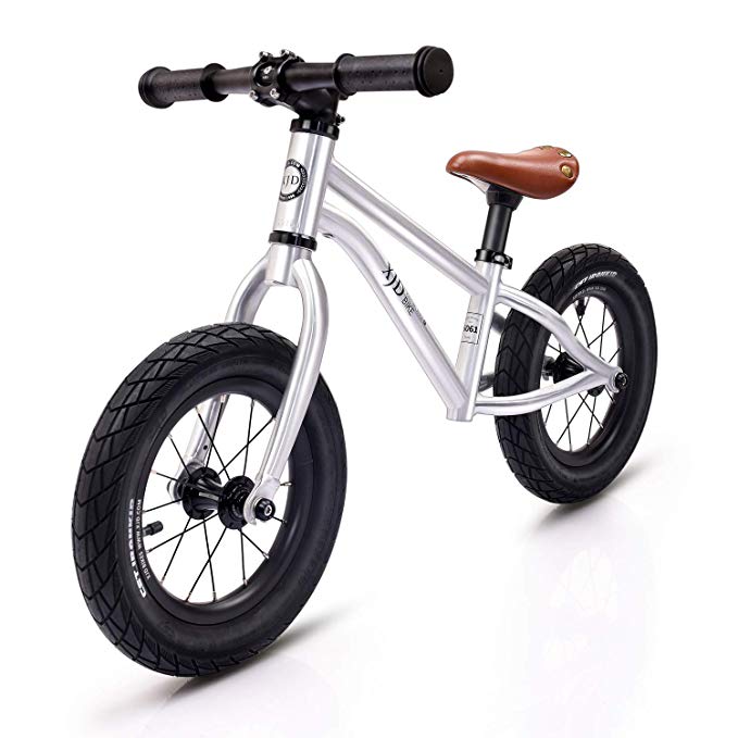 XJD Balance Bike for Kids Ages 1.5 to 6 Years No Pedal Toddler Bike Walking Push Bicycle Aluminum Frame Adjustable Seat Air Tires Boys Girls Lightest First Bike