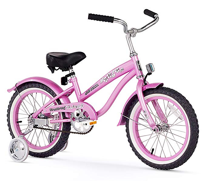 Firmstrong Girl's Bella Bicycle with Training Wheels (16-Inch)