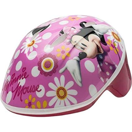 Disney Minnie Mouse Self-Adjust Toddler Helmet With High-Impact Reflectors For Visibility, For 3 Years And Up, Pink