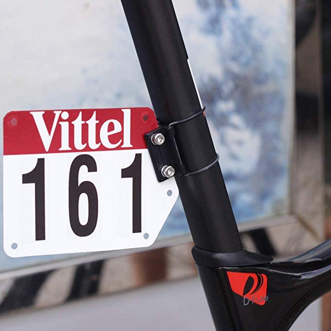 Custom Racing Number Plate Mount Bracket Holder for Seatpost