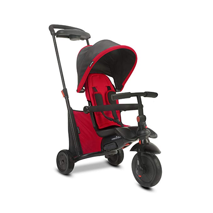 smarTrike smarTfold 500 Folding Baby Tricycle, Red