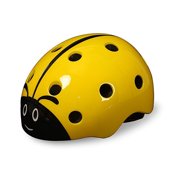 Bingggooo Children's Multi-Sport Ladybug Helmet for Girls/Boys Skiing Snowboarding Scootering Cycling