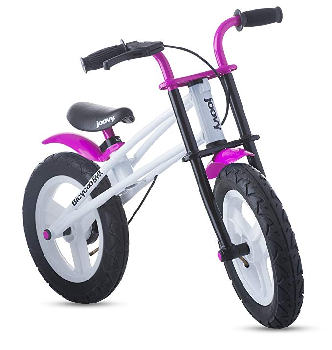 Joovy Bicycoo BMX Balance Bike, Pink, 21.5 x 16.2 x 33.5