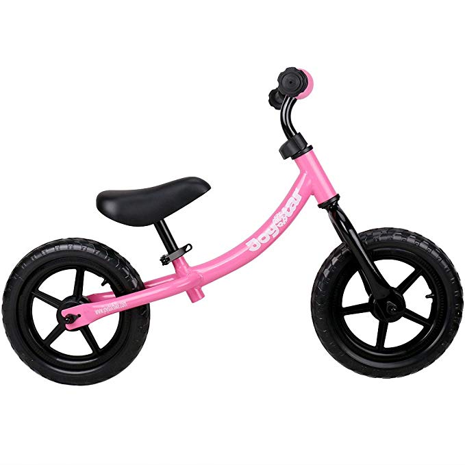 JOYSTAR Adjustable Balance Bike with Low Frame for Toddler 1.5-5 Years Old, Training Bike with Air-Free Tire for Child, 12 inch Kids Bike