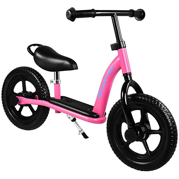 Maxtra 12in Balance Bike Lightweight Sports No Pedal Walking Bicycle with Adjustable Handlebar and Seat for Ages 2 to 5 Years Old