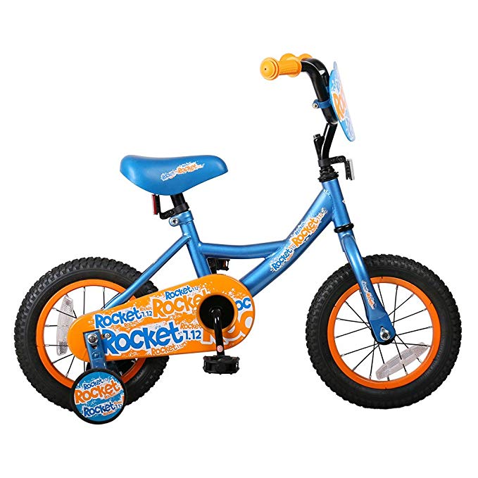 JOYSTAR 12 Inch Kids Bike with Training Wheels for 2-4 Years Boys, Child Bicycle, 85% Assembled