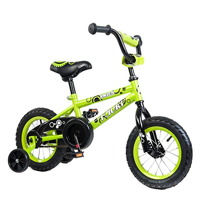 Tauki Kid BMX Street/Dirt Bike for Boys and Girls, 12/16 Inch,6 Colors Available, 95% Assembled