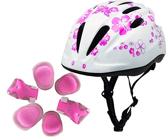 BeBeFun Pink Girl Toddler and Kids Multi-Sport Bike Super Lightweight Helmet