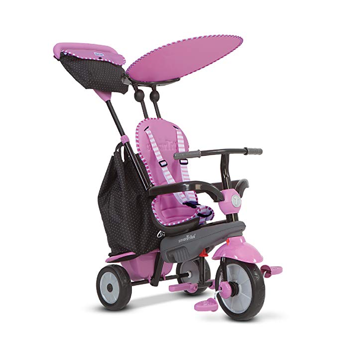 smarTrike Shine 4 in 1 Baby Tricycle - Pink