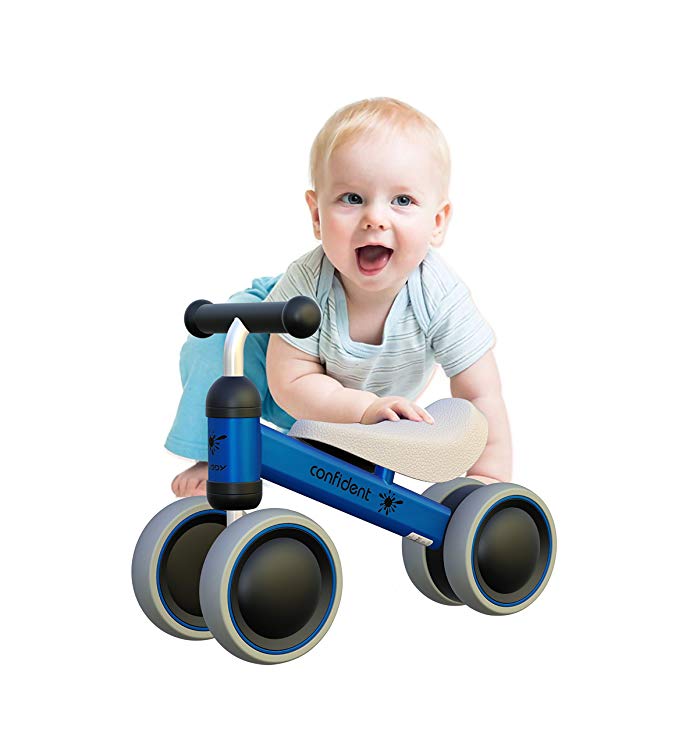 YGJT Baby Balance Bikes Bicycle Baby Walker Toys Rides for 1 Year Boys Girls 10 Months-24 Months Baby's First Bike First Birthday Gift Blue