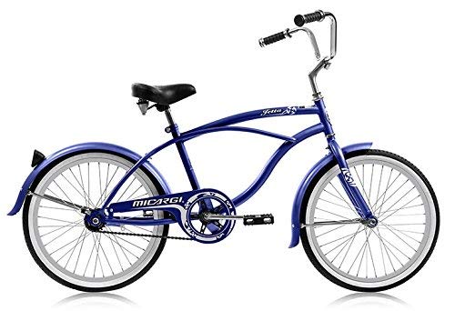 Micargi Jetta Boy's Blue Beach Cruiser Bike Bicycle, 20