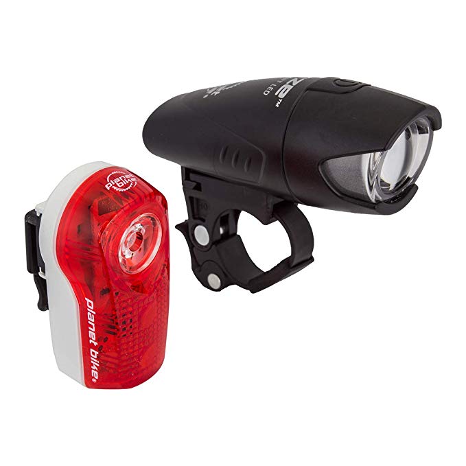 Planet Bike Blaze 1/2 Watt Headlight and Superflash Taillight Set