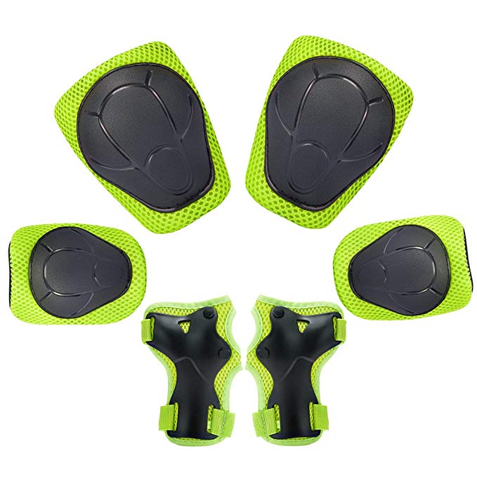 Child Kids Protective Gear Set,Knee and Elbow Pads with Wrist Guards Toddler for Multi-sports Cycling ,Bike,Rollerblading, Skating, Volleyball