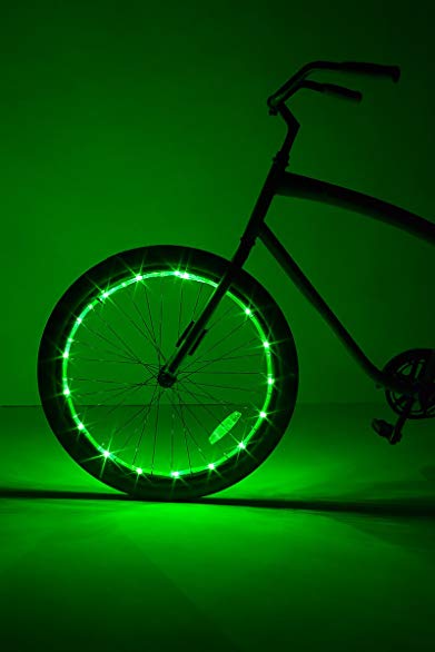 Brightz WheelBrightz LED Bicycle Wheel Accessory Light (for 1 Wheel)