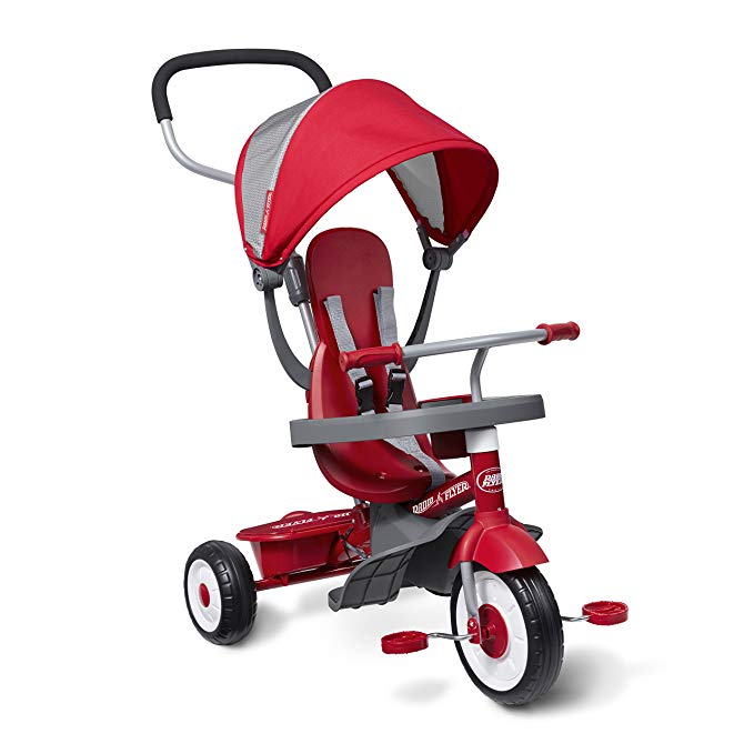 Radio Flyer 4-in-1 Stroll 'N Trike, Red