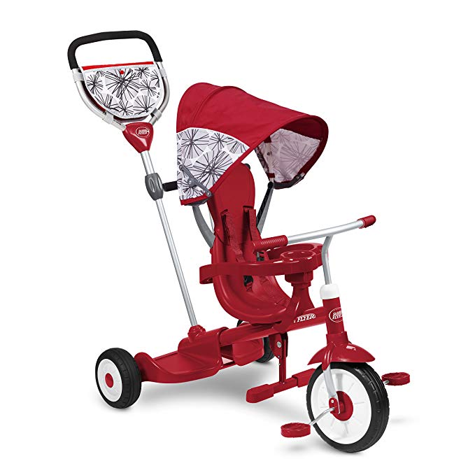 Radio Flyer Deluxe Ride & Stand Stroll 'N Trike