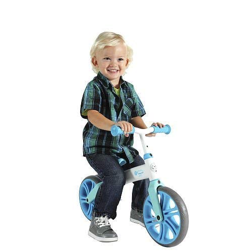 Yvolution Y Velo Junior | No-Pedal Balance Bike for Kids (Blue)