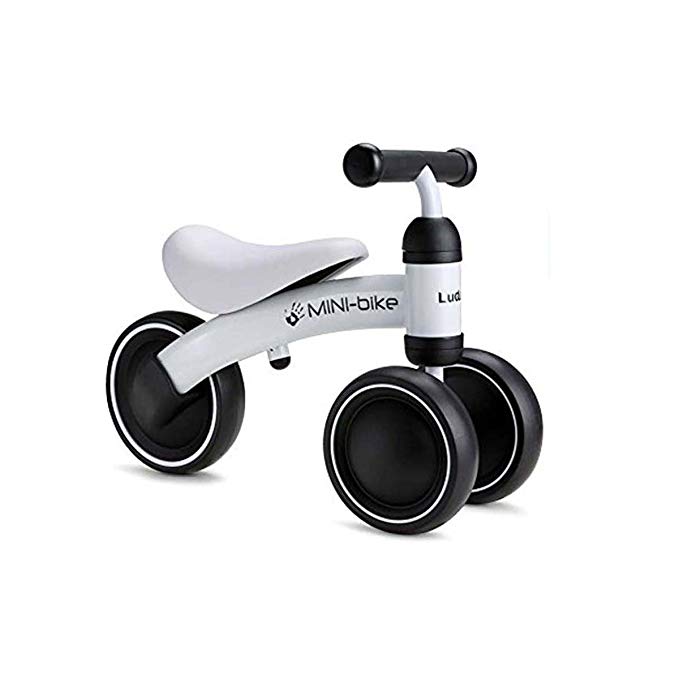 Baby Shining Balance Bike,Baby Ride Toy Learn to Walk,12-24 Month No-Pedal Balance Bike to Kids