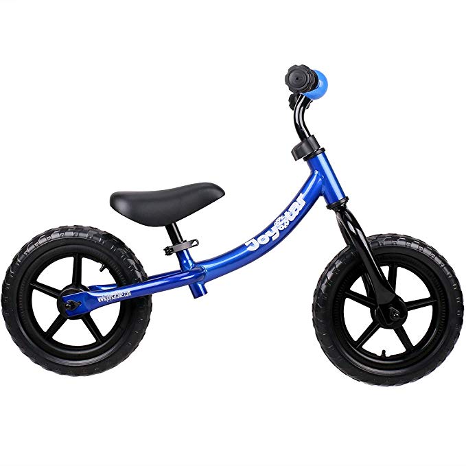 JOYSTAR Adjustable Balance Bike with Low Frame for Toddler 1.5-5 Years Old, Training Bike with Air-Free Tire for Child, 12 inch Kids Bike