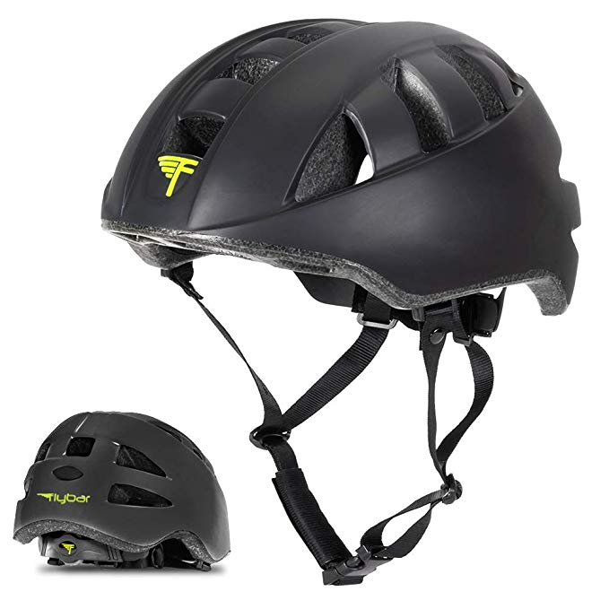 Flybar Youth Child Multi-Sport Helmets with Adjustable Dial - Dual Safety Certified CPSC & EN1078 for Skateboarding, Biking, BMX - S, M, L & Multiple Colors Available