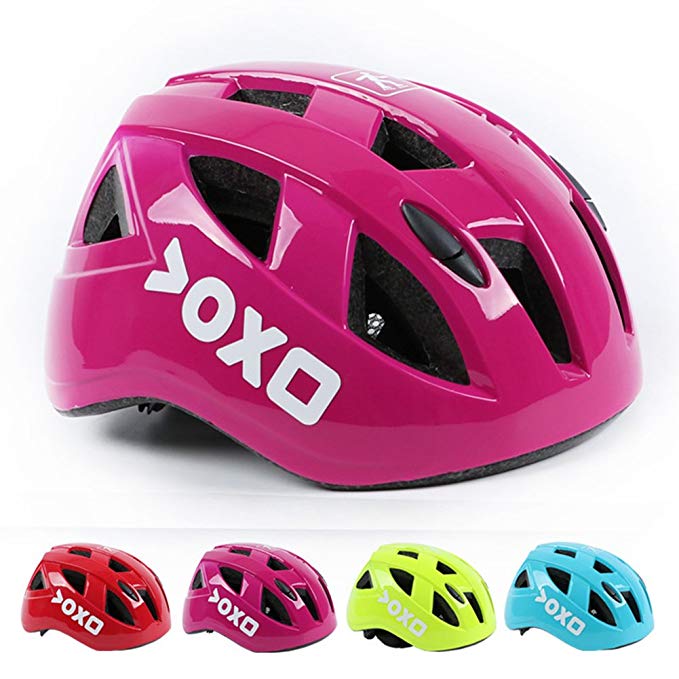 Kids/Teenager Roller Skating Bicycle Helmet Family Cycling Safety Breathable Bike Helmet Adjustable Children Safety Protection for Girls And Boys