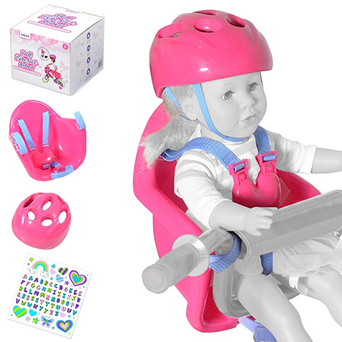 Milliard Doll Bike Seat and Helmet for 18