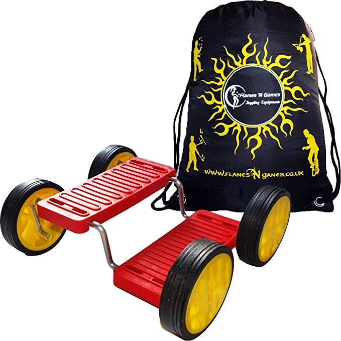 Pedal Go (aka Step Fun) - Red + Flames N Games Travel Bag.