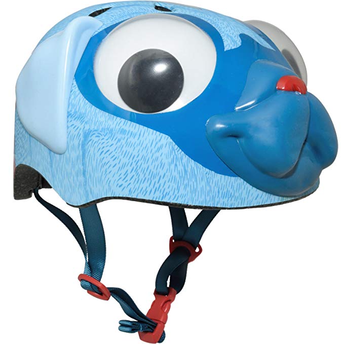 Raskullz Bell Pugsley Pug Blue Helmet Googly Eyes