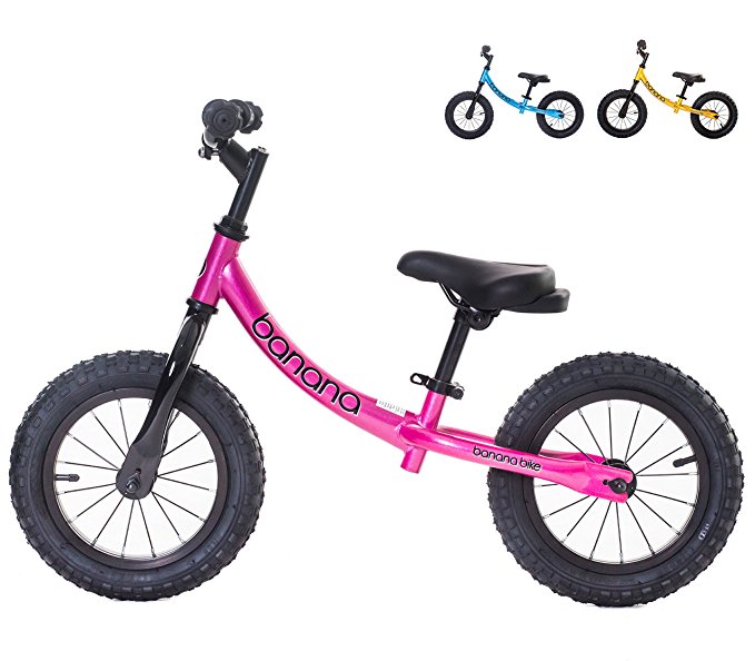 Banana Bike GT - Balance Bike for Kids (Candy Pink)